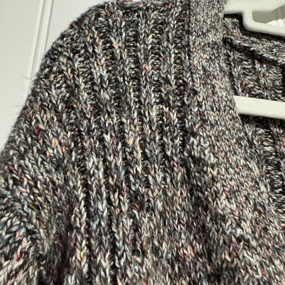 Cabi Coffee Shop Duster Longline Cardigan Sweater Size Small Multicolored Cozy - Picture 6 of 9